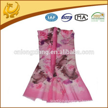 2015 Latest Printed Scarves Custom Printed Scarves For Wholesale Thin Style With 1.5cm Tassel